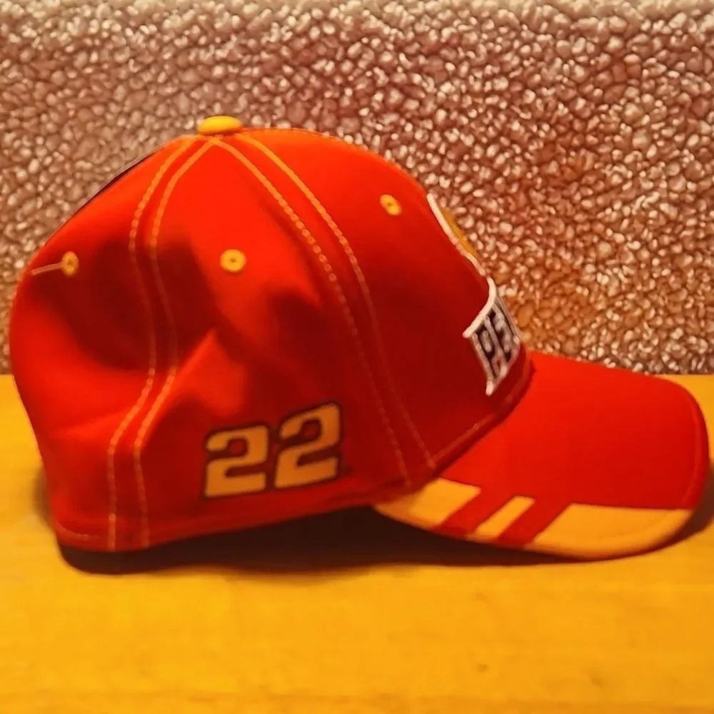 Nascar Pennzoil Joey Logano AFlex Stretchfit Hat - New